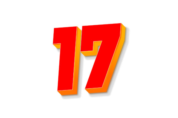 3D Text Design of Letter 1 Graphics Review