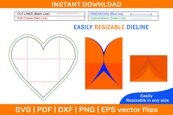 Heart Shaped Envelope Dieline Template a Review