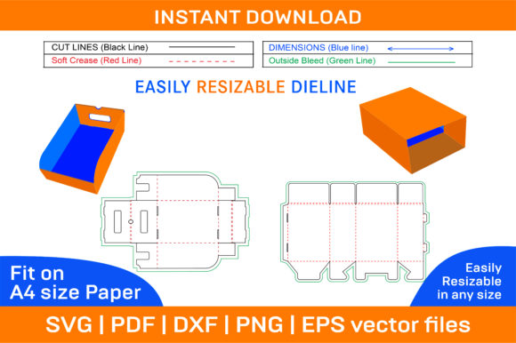 Shoe Cover with Tray Box Dieline: Graphics and Print Templates Review